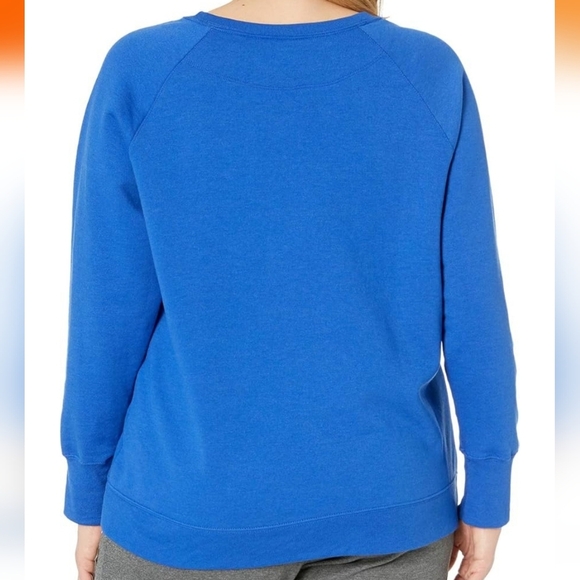 Champion Womens Plus Powerblend Feece Crewneck oversized relax fit warm - Picture 3 of 3